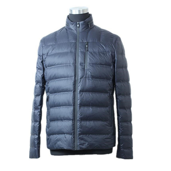 New Winter Down Coats Stand Collar Jackets Thin Down Coat Warm Fashion Casual Zipper Coats
