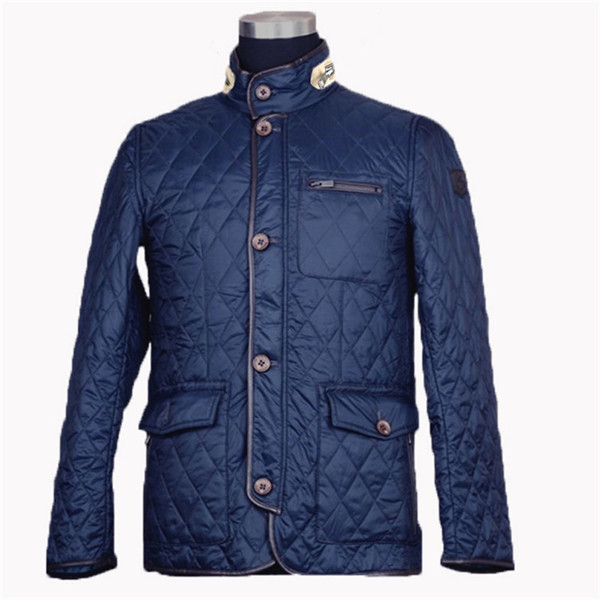 New Spring Autumn Men Coat Quilted Jacket Business Casual Fashion Bomber Jacket Coats for Male