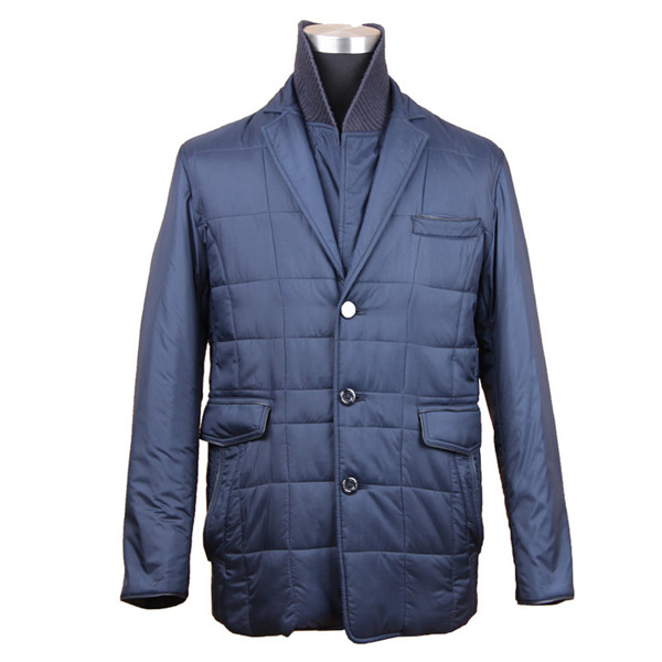 New Business Spring Autumn Men Quilted Jackets Fashion Cotton-padded Casual Coat Tops For Male