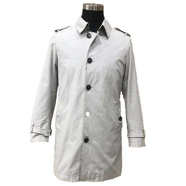 New Autumn Men Long Trench Coat Windbreaker Slim Fit Cool Trench Coats for Male